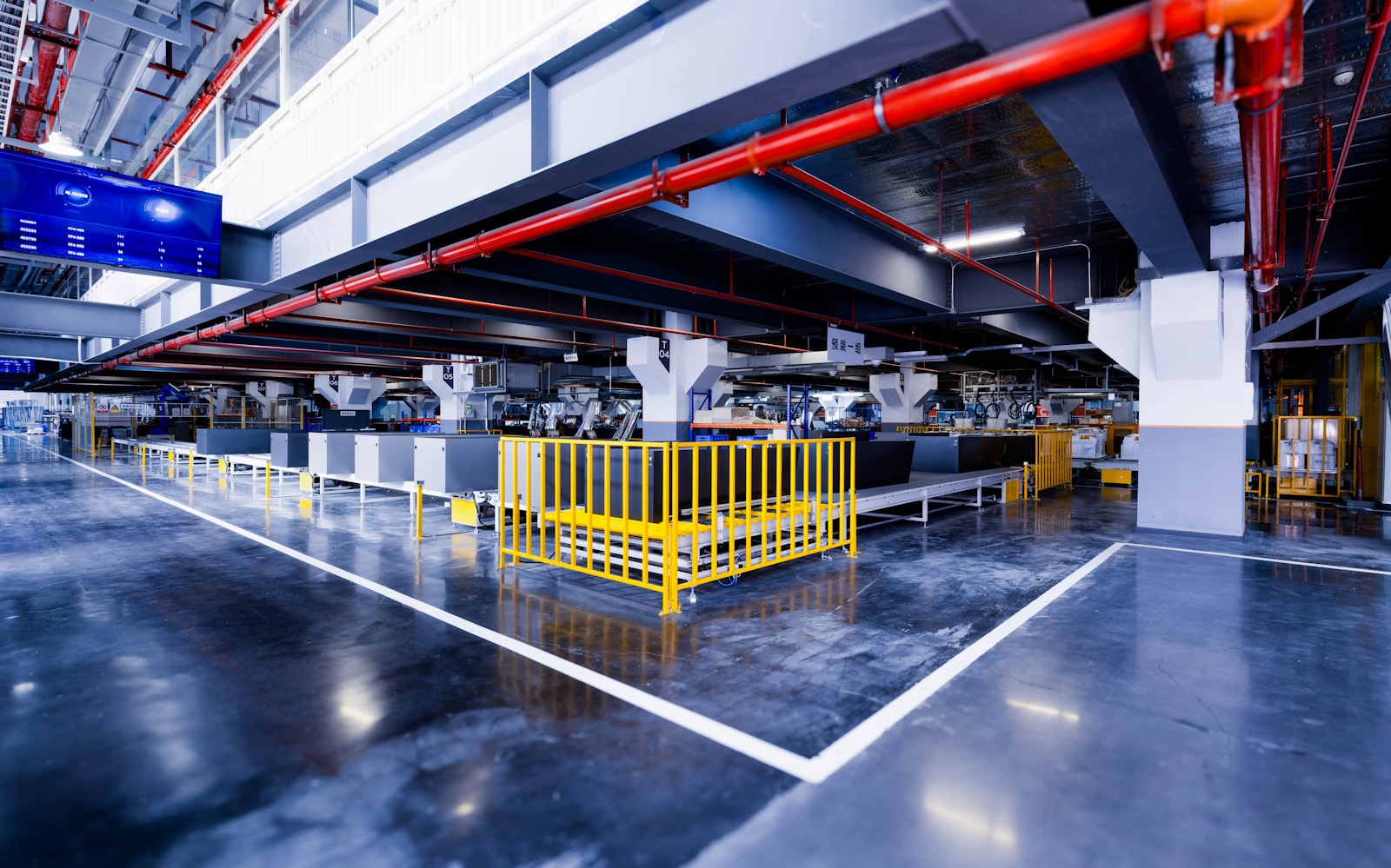 Industrial production line and plant environment